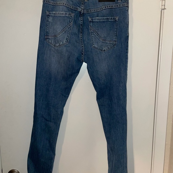 Empyre Men’s Ripped Jeans - Picture 2 of 3